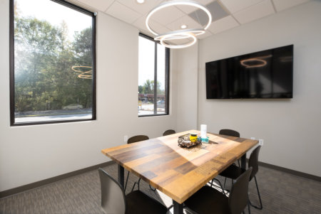 Industrial Conference room in coworking space